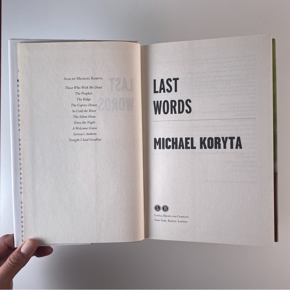 2/$30 -  Last Words by Michael Koryta - Picture 7 of 15